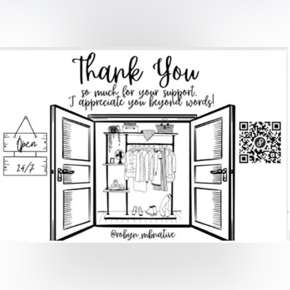 BUY NOW 200 Custom Thank You‎ QR Stickers Mix & Match - Picture 12 of 15